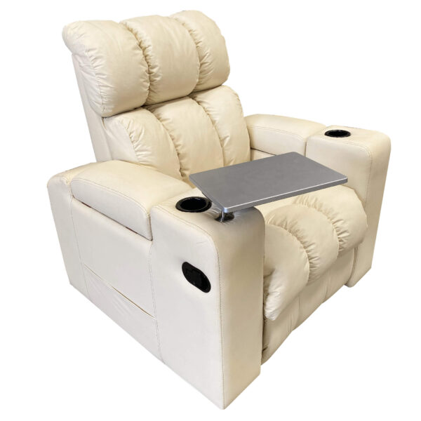 butaca de madera en piel, butaca reclinable de diseño, sillones diseño